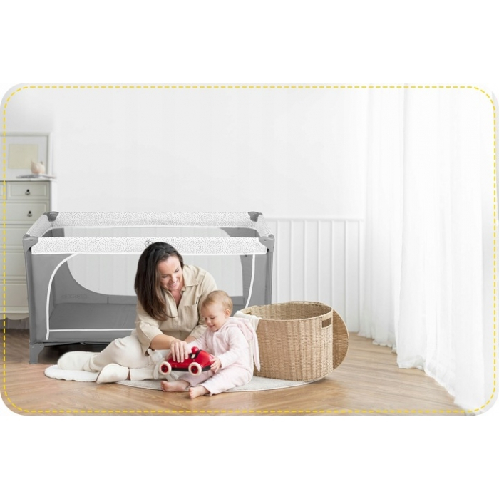 Patut pliabil 125 x 65 x 78 cm Ricokids RK-241 - Gri [8]