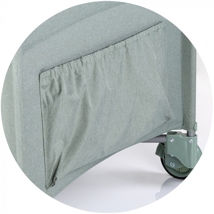 Patut pliabil Chipolino Relax linen cu laterala culisanta [5]