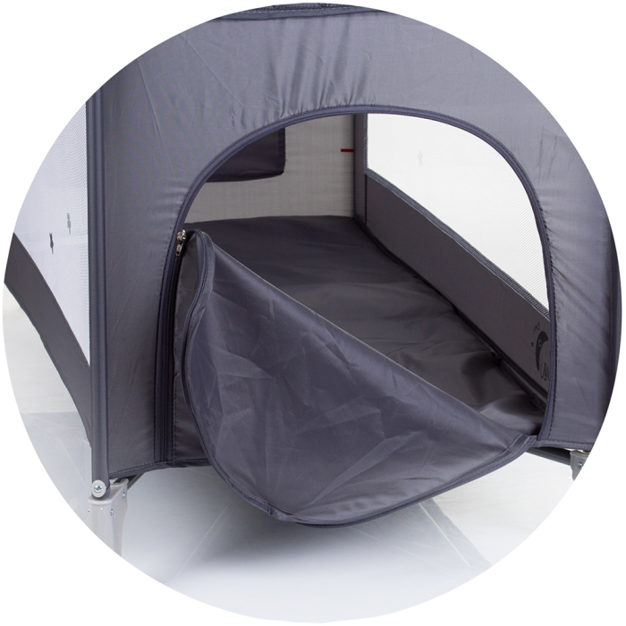 Patut pliabil cu saltea de infasat Chipolino Luna [6]