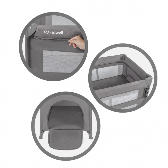 Patut pliabil Kidwell BLISSY LIFT - Gray [8]