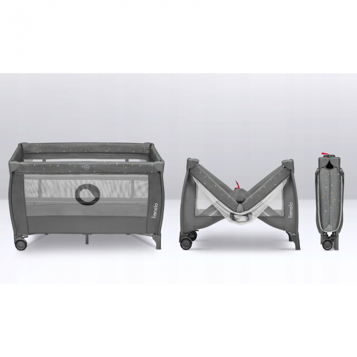 Patut pliant cu doua nivele Stefi Plus 120x60 cm Lionelo [9]