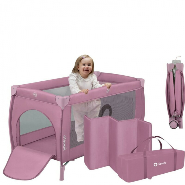 Patut pliant cu doua nivele Stefi Plus 120x60 cm Lionelo [3]