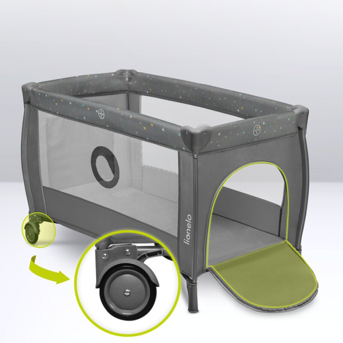 Patut pliant cu doua nivele Stefi Plus 120x60 cm Lionelo [24]