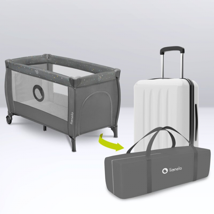 Patut pliant cu doua nivele Stefi Plus 120x60 cm Lionelo [22]