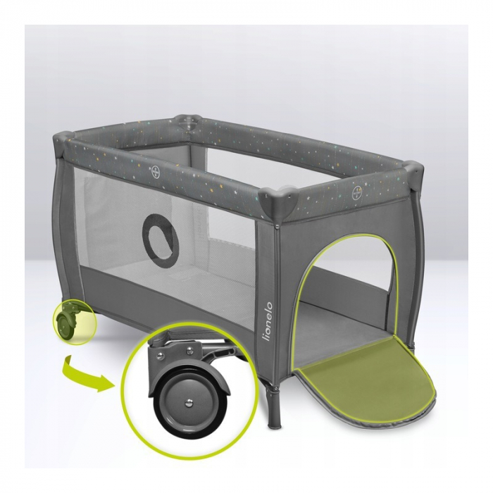 Patut pliant cu doua nivele Stefi Plus 120x60 cm Lionelo [14]