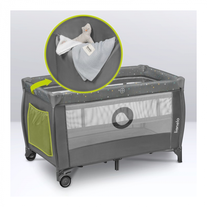 Patut pliant cu doua nivele Stefi Plus 120x60 cm Lionelo [12]