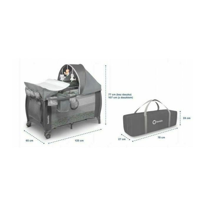 Patut pliant cu leganare Sven Plus - Lionelo [20]