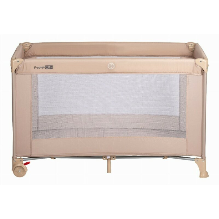 Patut pliant, FreeON, Nap, Cu un nivel, 120x60 cm, Beige [2]