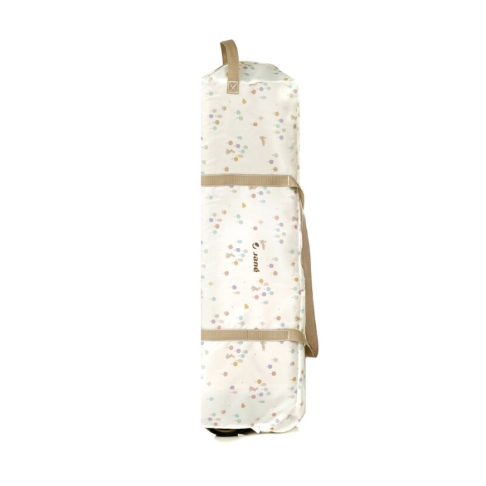 Patut pliant, Jane, Duo Level, cu roti, cu arcada cu jucarii, Geanta de transport, cu doua nivele, Iris [2]