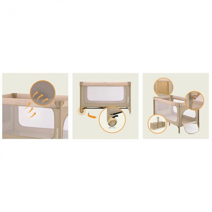 Patut pliant Lionelo Jasmin Easy Fold pana la 15 kg [29]