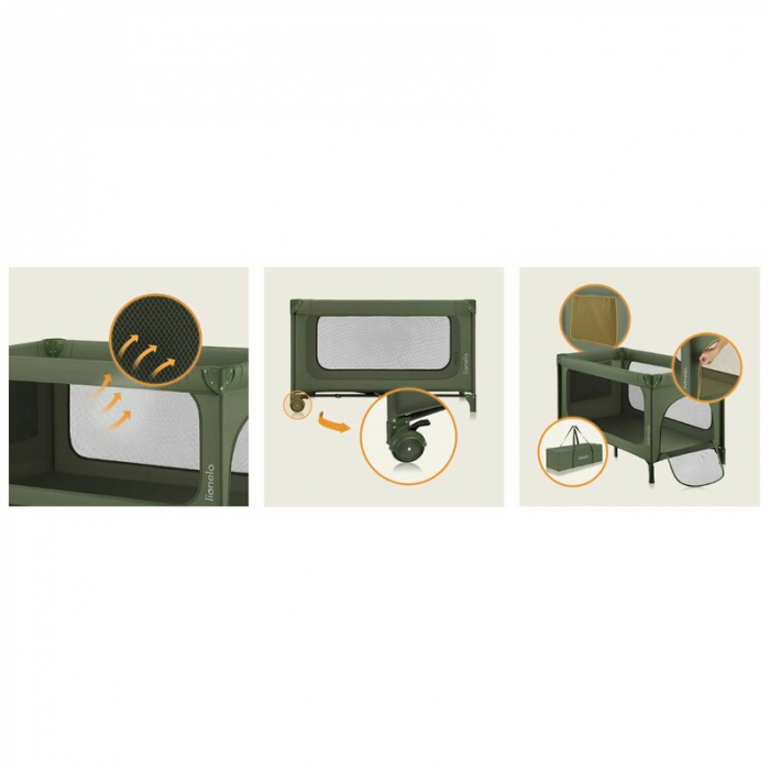 Patut pliant Lionelo Jasmin Easy Fold pana la 15 kg [29]