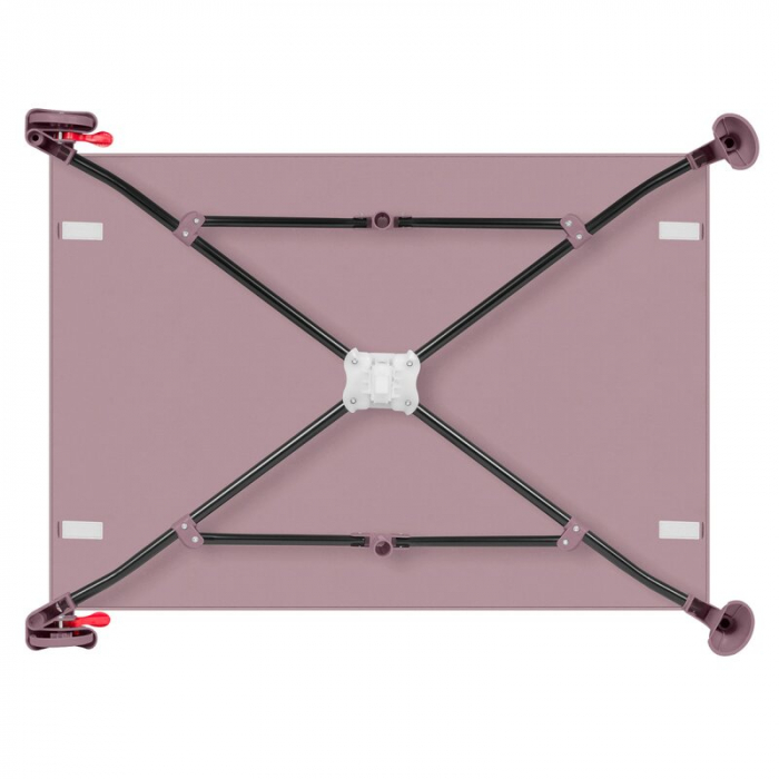 Patut pliant Lionelo Laura 102 x 74 cm cu doua nivele cu functie de tarc cu roti [20]