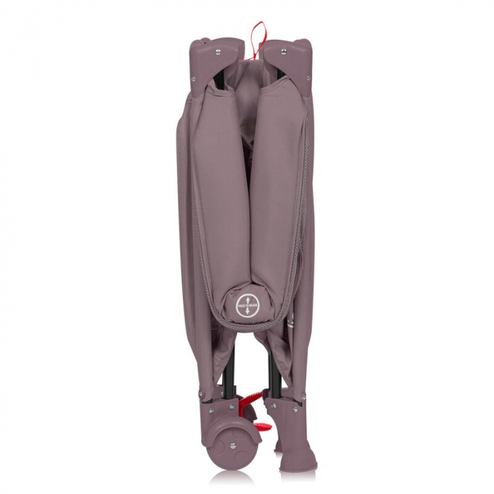 Patut pliant Lionelo Laura 102 x 74 cm cu doua nivele cu functie de tarc cu roti [19]