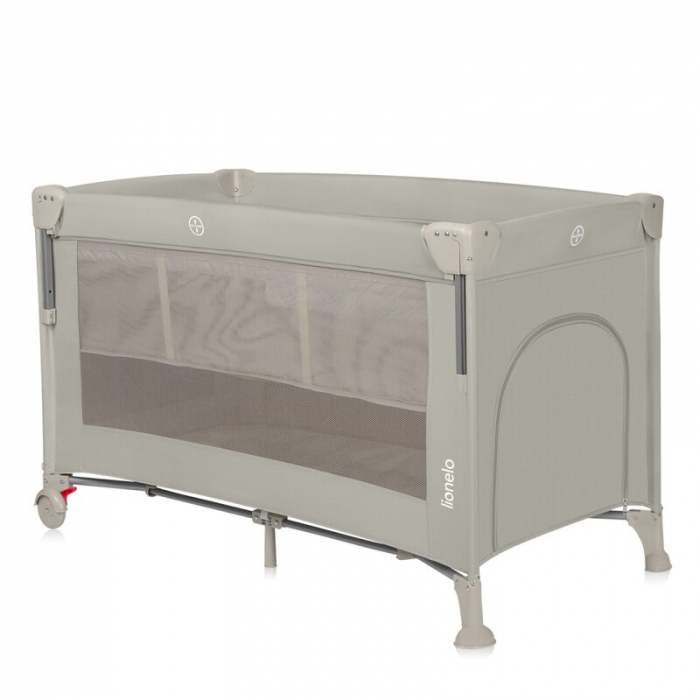 Patut pliant multifunctional Lionelo Ellen cu laterala culisanta pana la 15 kg 120x60 cm [5]