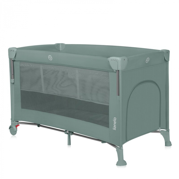 Patut pliant multifunctional Lionelo Ellen cu laterala culisanta pana la 15 kg 120x60 cm [5]