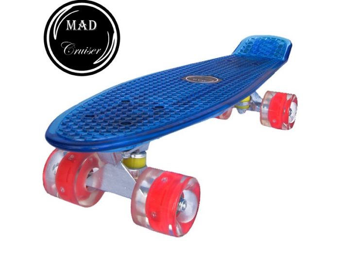 Penny board Mad Cruiser Full LED ABEC 7-albastru [2]