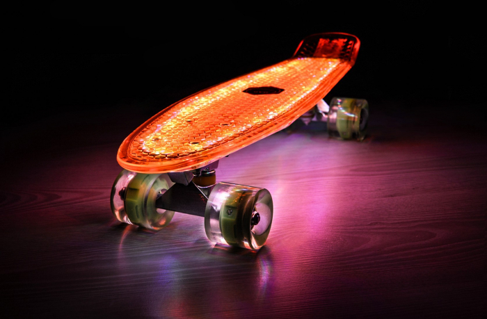 Penny board Mad Cruiser Full LED ABEC 7-oranj - Sportmann [6]