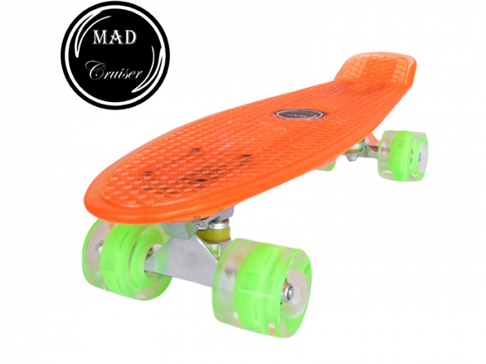 Penny board Mad Cruiser Full LED ABEC 7-oranj - Sportmann [2]