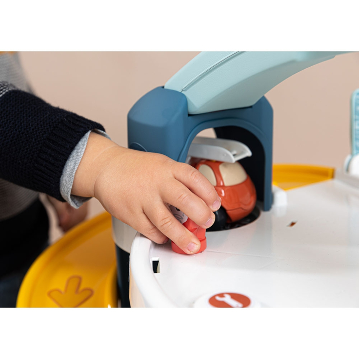 Pista de masini Smoby Big Garage cu masinuta si elicopter [7]