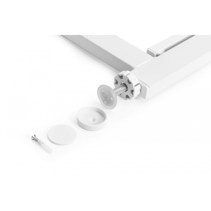 Poarta de siguranta 74-105 cm Ecotoys SG-012-W - Alb [9]