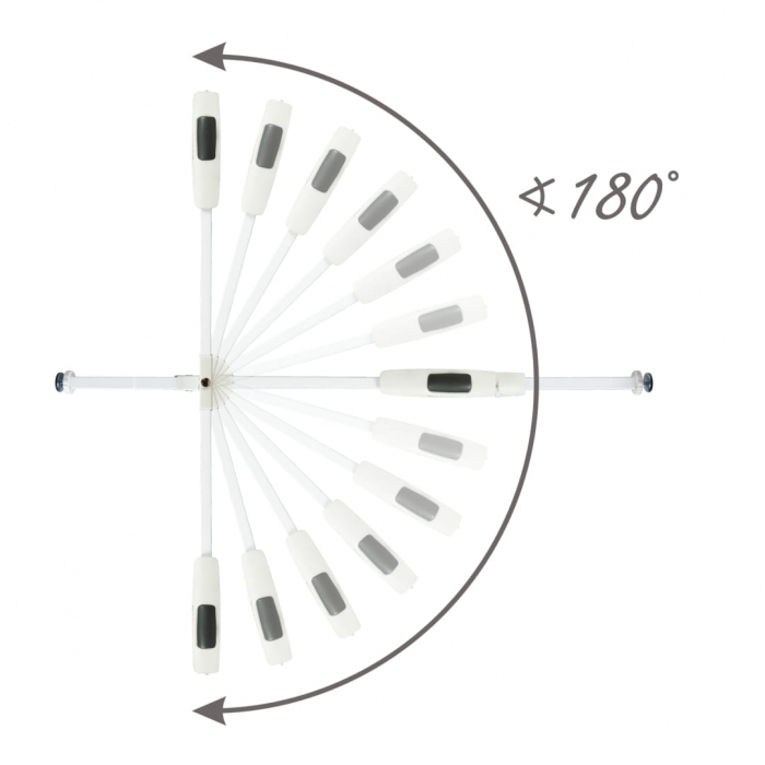 Poarta de siguranta 74-105 cm Kidwell Guarda - Alb [11]