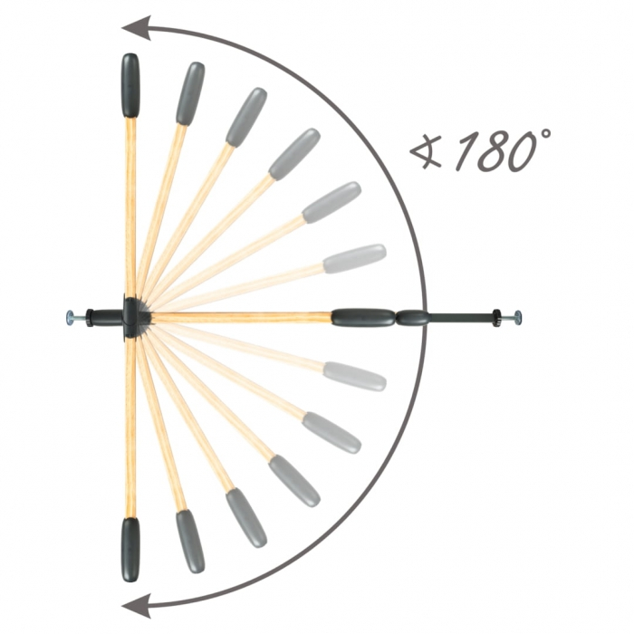 Poarta de siguranta 74-105 cm Kidwell Trasti - Negru [5]