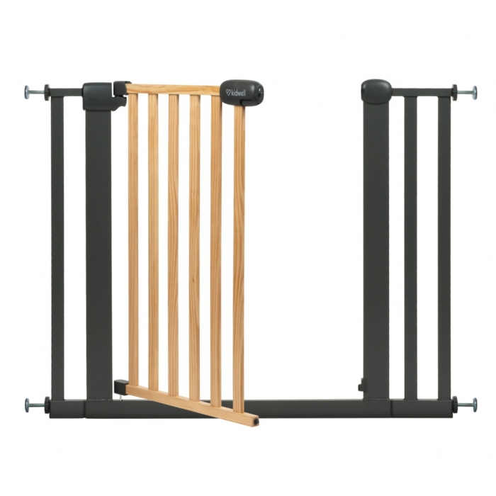 Poarta de siguranta 74-105 cm Kidwell Trasti - Negru [3]