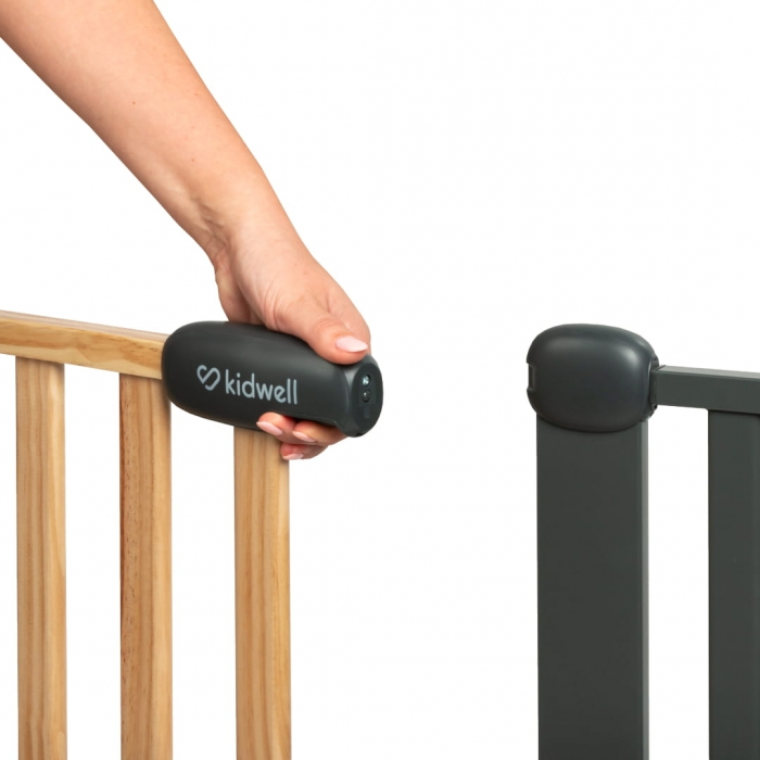 Poarta de siguranta 74-105 cm Kidwell Trasti - Negru [9]