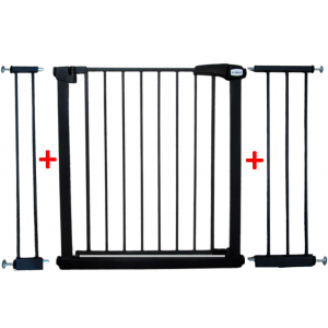 Poarta de siguranta din metal 79-115 cm R-Sport S3 - Negru [2]