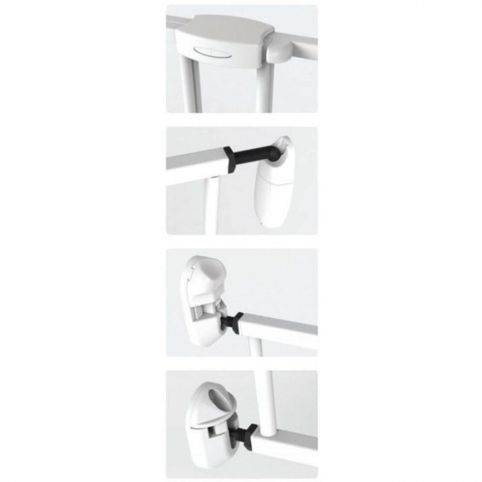 Poarta de siguranta extensibila Noma, 62 - 102 cm, metal negru, N93330 [3]