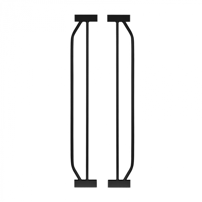 Poarta de siguranta Lionelo Truus Slim prin presiune 105 cm Negru/Natur [9]