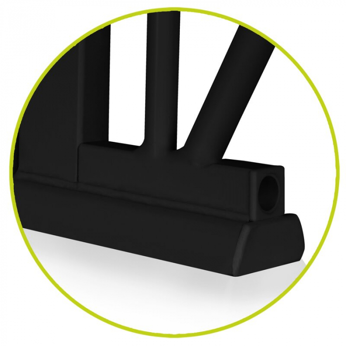 Poarta de siguranta Lionelo Truus Slim prin presiune 105 cm Negru/Natur [16]