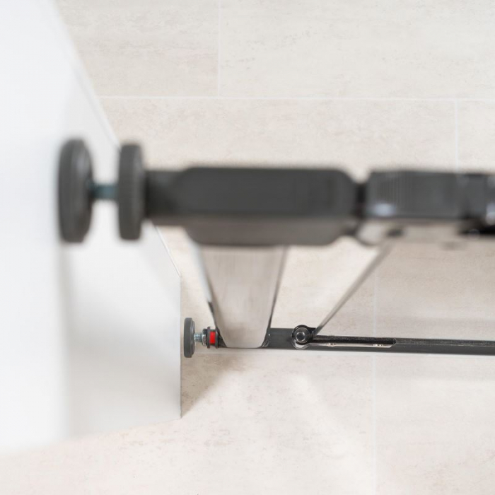 Poarta de siguranta Reer DesignLine Puristic, presiune, 76-96 cm, metal + plexiglas gri, 46031 [6]