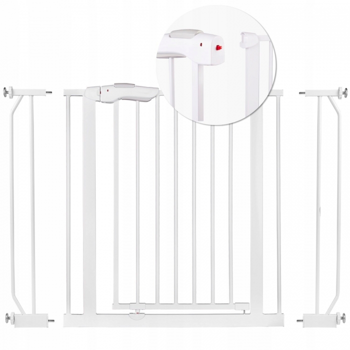 Poarta siguranta 75-105 cm Nukido 718000 - Alb [2]