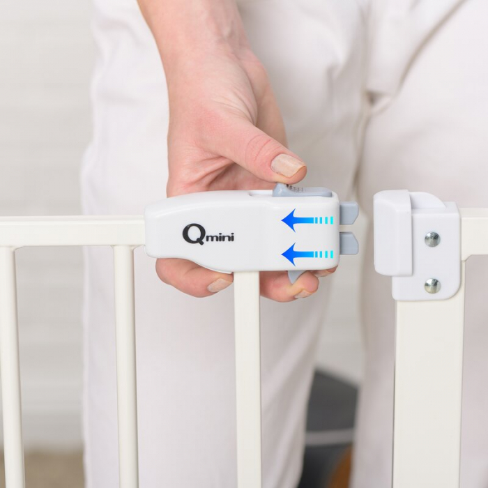 Poarta siguranta Thor, 68-105 cm, Alb - Qmini [4]