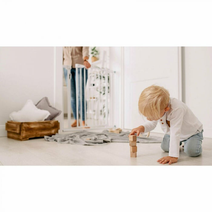 Poarta siguranta Truus Slim LED, Grey - Lionelo [11]