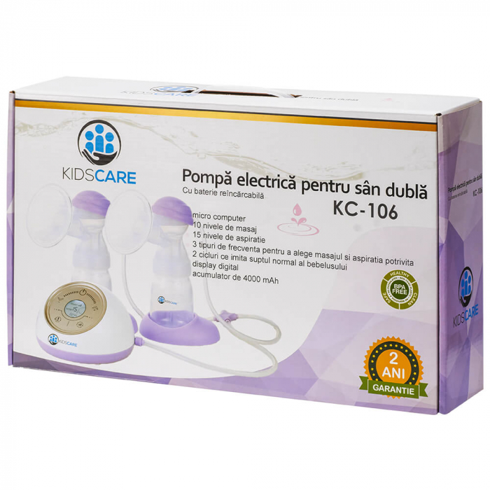 Pompa de san electrica dubla Kidscare KC106 [4]