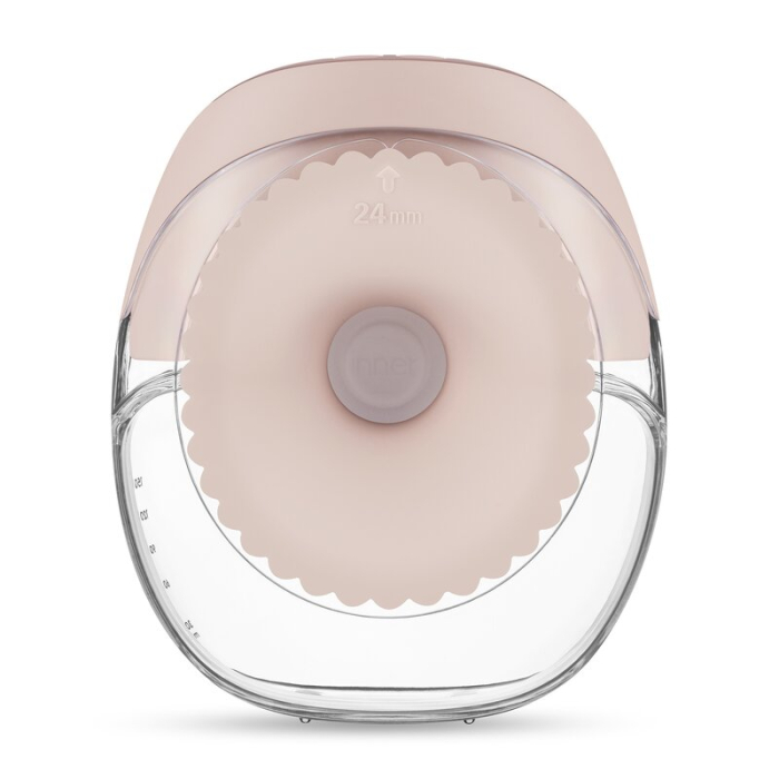 Pompa de san, Lionelo, Fidi Free Slim Duo, Portabila, cu accesorii, Hands-free, Trifazata, Panou control, Autonomie pana la 3 h, 9 functii de masaj, Silentioasa- 40 db, Capacitate 150 ml, Roz [9]