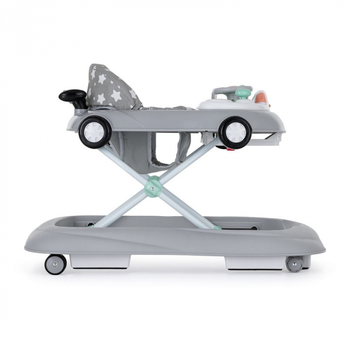 Premergator muzical Petite&Mars cu panou interactiv si lumini Cabrio Gri [6]