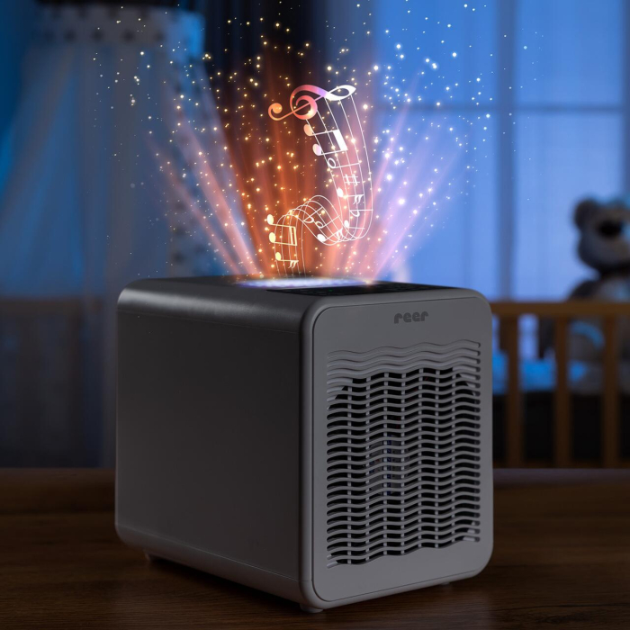 Purificator aer cu proiectie de stele, lumina de veghe si muzica, filtru HEPA, temporizator, Reer 94040 [9]
