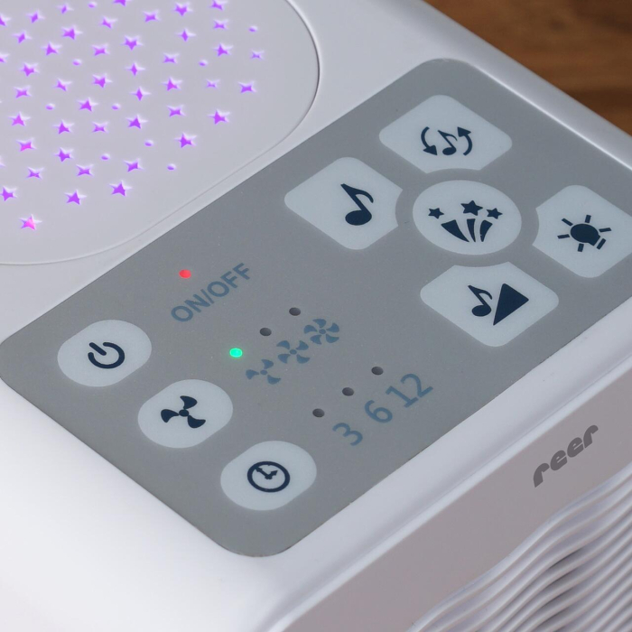 Purificator aer cu proiectie de stele, lumina de veghe si muzica, filtru HEPA, temporizator, Reer 94040 [11]