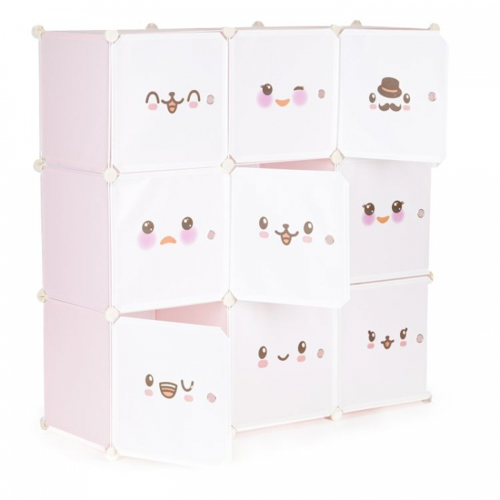 Raft modular cu 9 compartimente pentru camera copilului Ecotoys 09C [3]