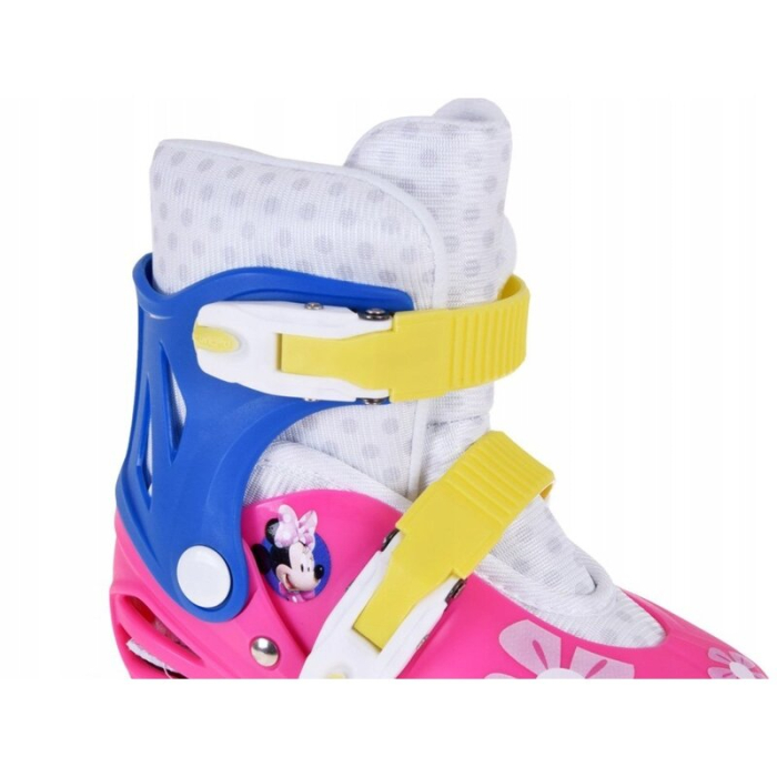 Role evolutive, Stamp, Disney, De la incepator la avansat, cu 3 roti, Ajustabile, Inchidere prin velcro, cu frana, Marime 27-30, Minnie Mouse [4]