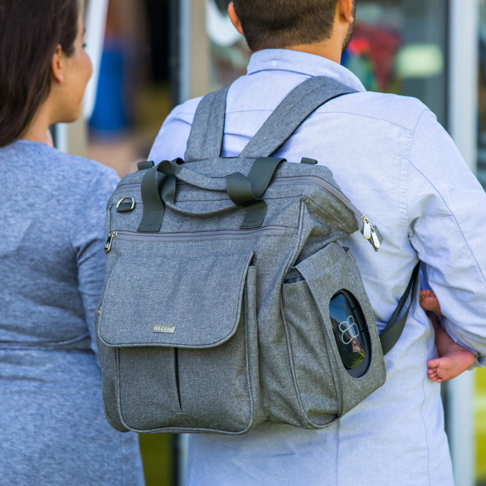 Rucsac pentru mamici Bbluv Metro Grey [7]