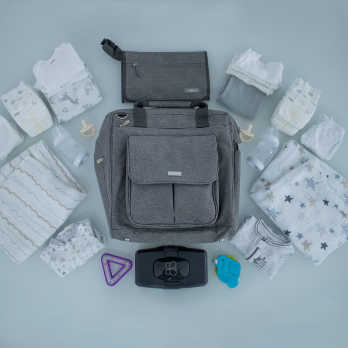 Rucsac pentru mamici Bbluv Metro Grey [3]