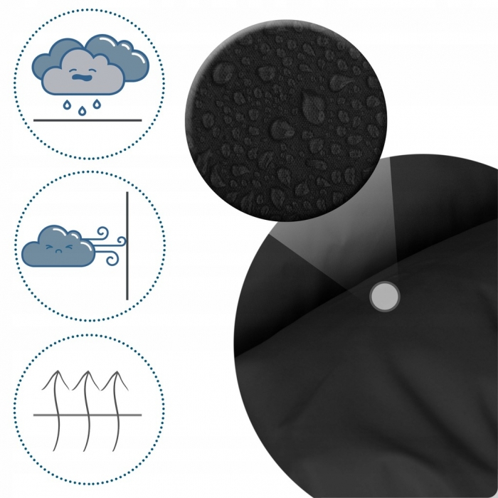 Sac de dormit 95 x 48 cm Ricokids Elmi 720008 - Negru [3]