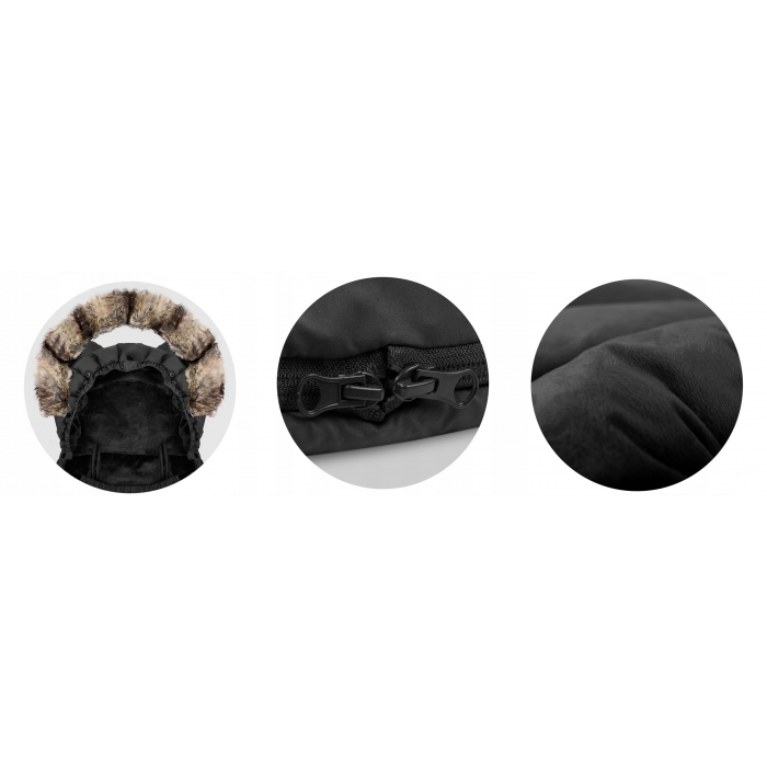 Sac de dormit 95 x 48 cm Ricokids Elmi 720008 - Negru [5]