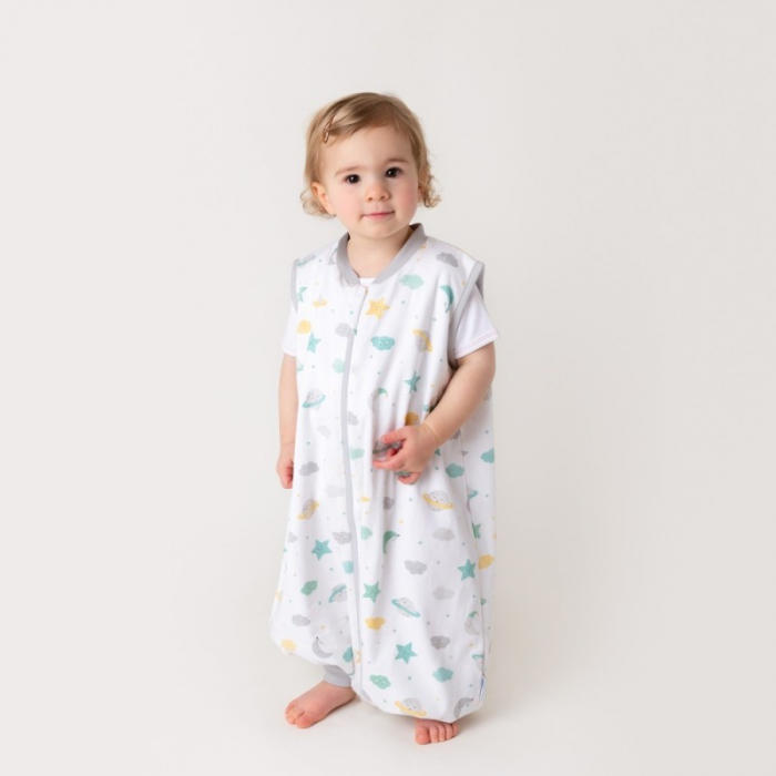 Sac de dormit cu picioruse Moon & Stars 90 cm 0.5 Tog - Slumbersac [2]