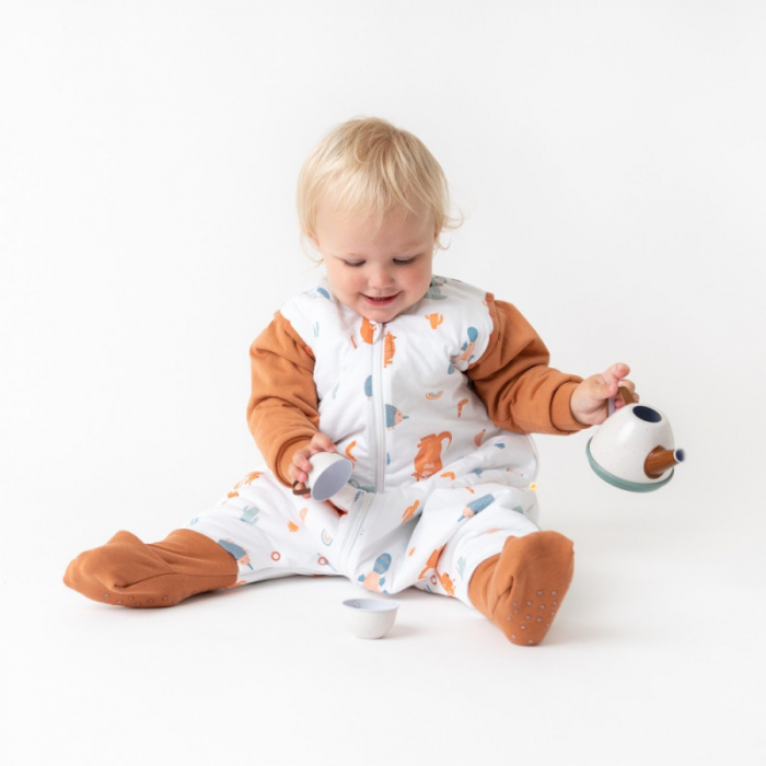 Sac de dormit cu picioruse si maneca lunga detasabila Kangaroo 90 cm + manseta 3.5 Tog - Slumbersac [3]