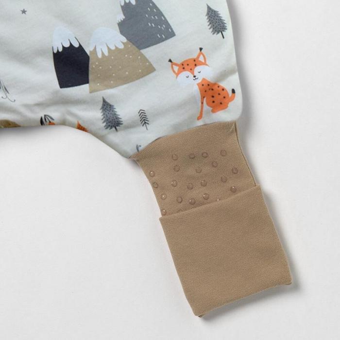 Sac de dormit cu picioruse si maneca lunga detasabila Mountain Animals 100 cm + manseta 2.5 Tog - Slumbersac [2]